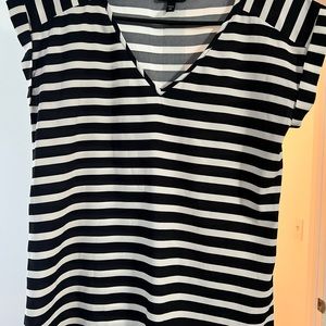 EUC Express Black and White Dress Shirt